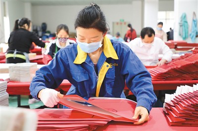 “扶贫车间”复工复产